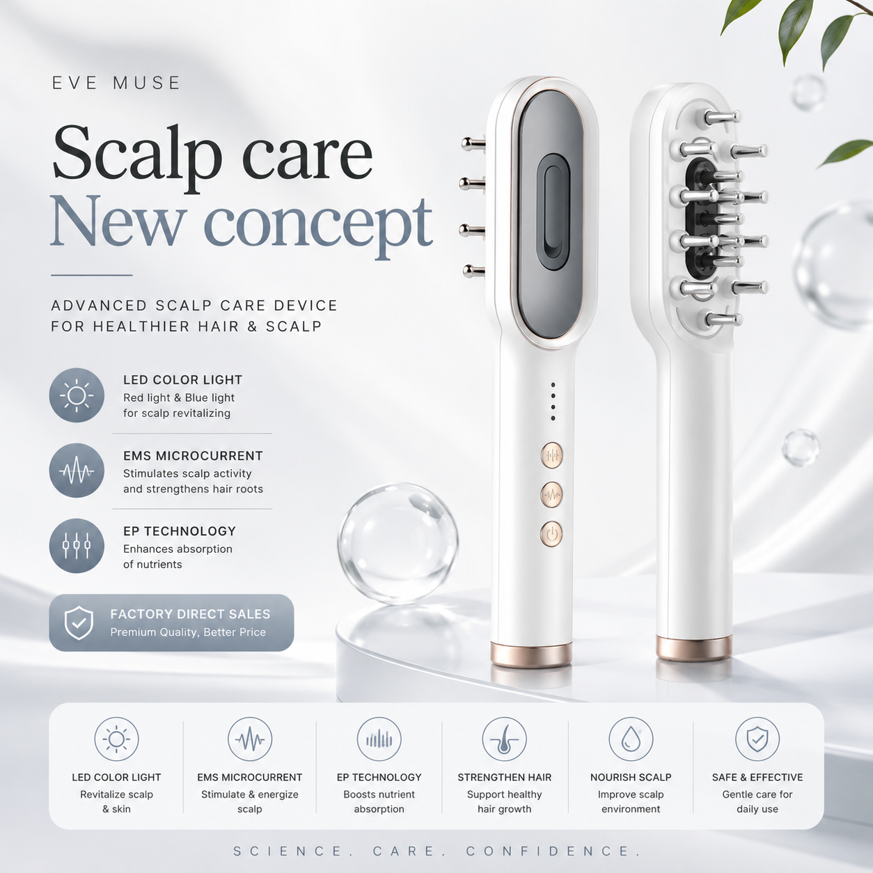 Scalp Glow Massager.