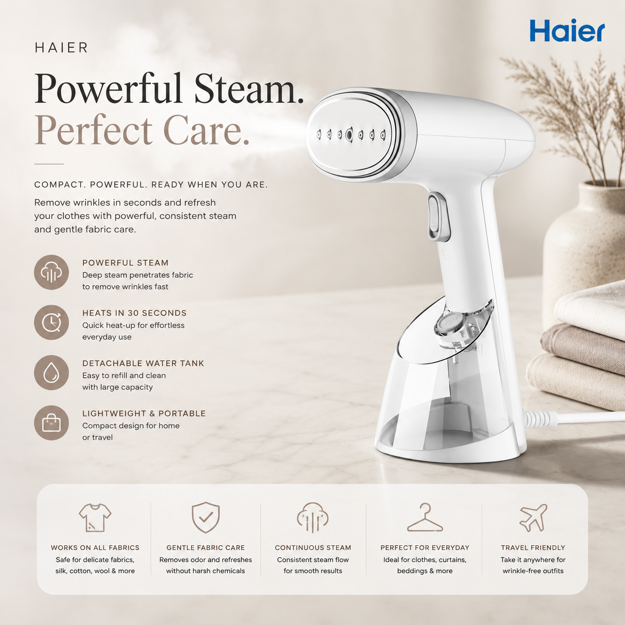 Travel Garment Steamer