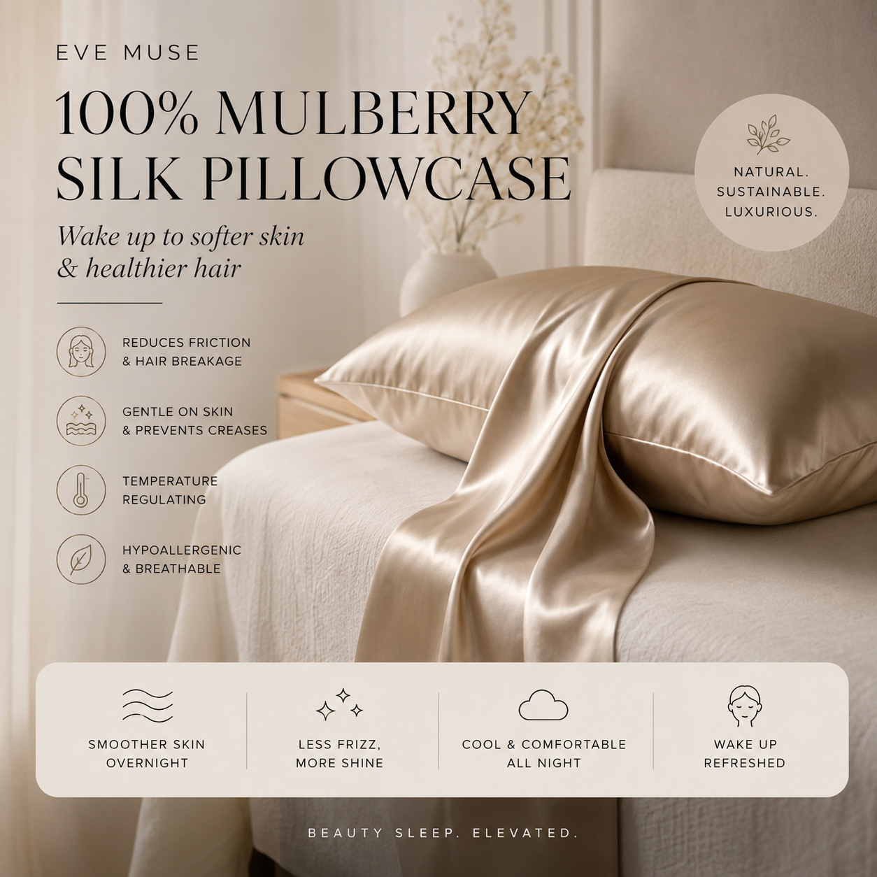 Mulberry Silk Pillowcase