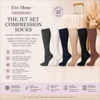 The Jet Set Compression Socks (2PAIRS)