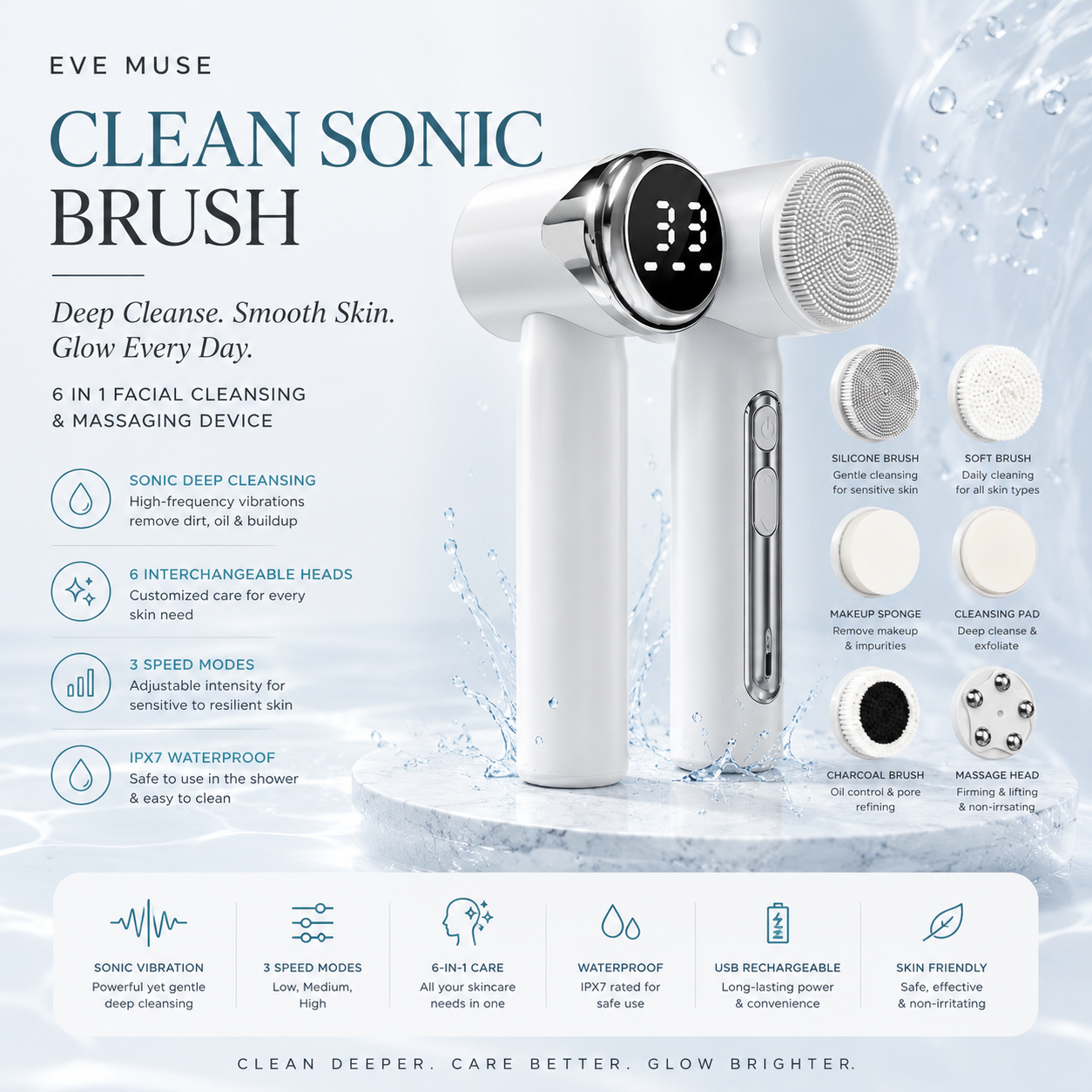 Clean Sonic Facial Brush