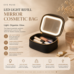 Mini LED Travel Makeup case