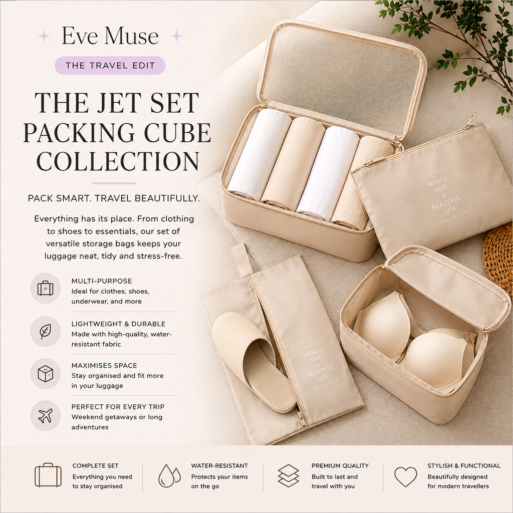 The Jet Set Packing Cube Collection