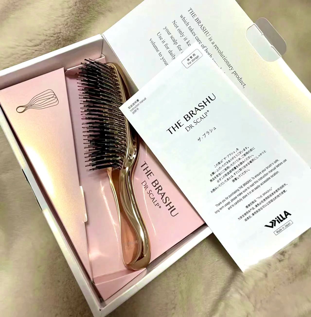 The Rose Gold Scalp Revival Brush