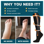 The Jet Set Compression Socks (2PAIRS)