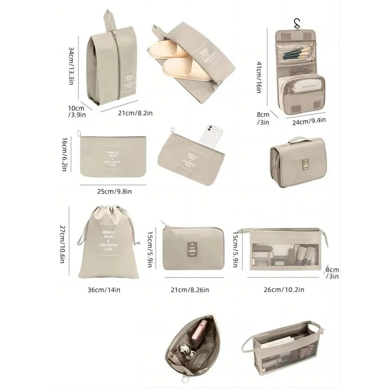 The Jet Set Packing Cube Collection